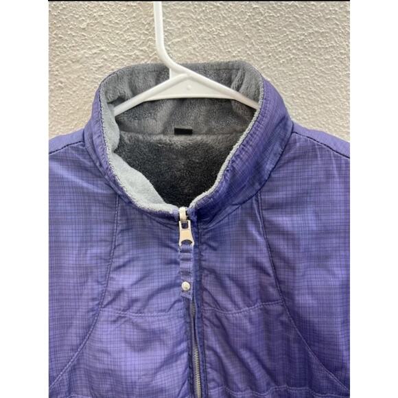 Womens Free Country Jacket Size Medium Purple Faux Fur Softshell Zip Up - Picture 2 of 10